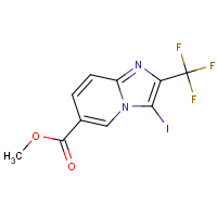 CAS: 1432895-08-3 | PC200075 | Methyl 3-iodo-2-(trifluoromethyl)imidazo[1,2-a]pyridine-6-carboxylate