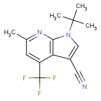 CAS: 1146221-74-0 | PC200077 | 1-(tert-Butyl)-6-methyl-4-(trifluoromethyl)-1H-pyrrolo[2,3-b]pyridine-3-carbonitrile
