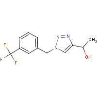 CAS:1443291-26-6 | PC200080 | 1-(1-{[3-(Trifluoromethyl)phenyl]methyl}-1H-1,2,3-triazol-4-yl)ethan-1-ol