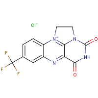 CAS:353245-38-2 | PC200098 | 4,6-Dioxo-9-(trifluoromethyl)-2,4,5,6-tetrahydro-1H-benzo[g]imidazo[1,2,3-ij]pteridin-12-ium chlorid