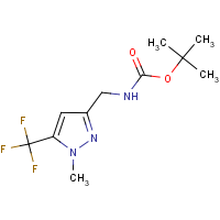 CAS: | PC200108 | tert-Butyl ((1-methyl-5-(trifluoromethyl)-1H-pyrazol-3-yl)methyl)carbamate