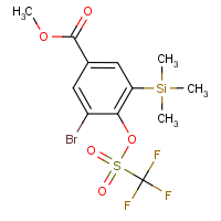 CAS:1242069-33-5 | PC200120 | Methyl 3-bromo-4-(((trifluoromethyl)sulfonyl)oxy)-5-(trimethylsilyl)benzoate