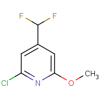 CAS:1446786-33-9 | PC200121 | 2-Chloro-4-(difluoromethyl)-6-methoxypyridine