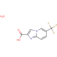 CAS:1018828-69-7 | PC200162 | 6-(Trifluoromethyl)imidazo[1,2-a]pyridine-2-carboxylic acid monohydrate
