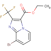 CAS:1038389-86-4 | PC200167 | Ethyl 8-bromo-2-(trifluoromethyl)imidazo[1,2-a]pyridine-3-carboxylate