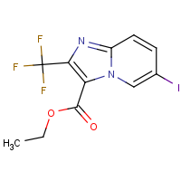 CAS:900019-79-6 | PC200169 | Ethyl 6-iodo-2-(trifluoromethyl)imidazo[1,2-a]pyridine-3-carboxylate