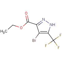 CAS:1240278-21-0 | PC200199 | Ethyl 4-bromo-5-(trifluoromethyl)-1H-pyrazole-3-carboxylate