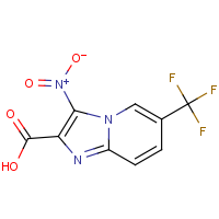 CAS:1186405-07-1 | PC200208 | 3-Nitro-6-(trifluoromethyl)imidazo[1,2-a]pyridine-2-carboxylic acid