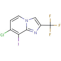 CAS:1331823-98-3 | PC200218 | 7-Chloro-8-iodo-2-(trifluoromethyl)imidazo[1,2-a]pyridine
