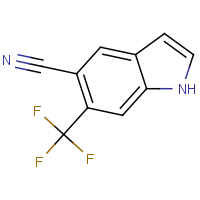 CAS:1186404-61-4 | PC200225 | 6-(Trifluoromethyl)-1H-indole-5-carbonitrile