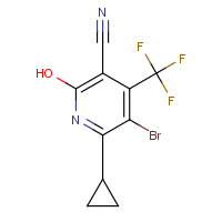 CAS:1092352-29-8 | PC200245 | 5-Bromo-6-cyclopropyl-2-hydroxy-4-(trifluoromethyl)nicotinonitrile