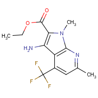 CAS: 1353877-98-1 | PC200247 | Ethyl 3-amino-1,6-dimethyl-4-(trifluoromethyl)-1H-pyrrolo[2,3-b]pyridine-2-carboxylate