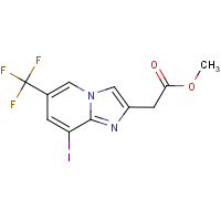 CAS:1092352-47-0 | PC200248 | Methyl [8-iodo-6-(trifluoromethyl)imidazo[1,2-a]pyridin-2-yl]acetate