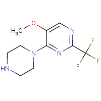 CAS:1048912-73-7 | PC200273 | 5-Methoxy-4-(piperazin-1-yl)-2-(trifluoromethyl)pyrimidine