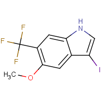 CAS:1171918-93-6 | PC200276 | 3-Iodo-5-methoxy-6-(trifluoromethyl)-1H-indole