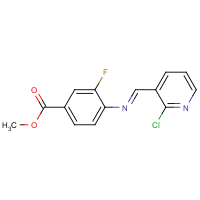 CAS:1296225-23-4 | PC200281 | Methyl 4-[(E)-[(2-chloropyridin-3-yl)methylidene]amino]-3-fluorobenzoate