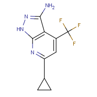 CAS:1242267-90-8 | PC200284 | 3-Amino-6-cyclopropyl-4-(trifluoromethyl)-1H-pyrazolo[3,4-b]pyridine