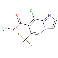 CAS:1186405-14-0 | PC200297 | Methyl 8-chloro-6-(trifluoromethyl)imidazo[1,2-a]pyridine-7-carboxylate