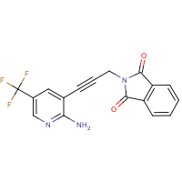 CAS:1221792-28-4 | PC200309 | 2-{3-[2-Amino-5-(trifluoromethyl)-3-pyridinyl]-2-propynyl}-1H-isoindole-1,3(2H)-dione