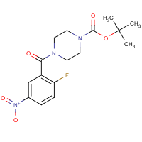 CAS:1379526-99-4 | PC200319 | tert-Butyl 4-[(2-fluoro-5-nitrophenyl)carbonyl]piperazine-1-carboxylate