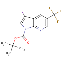 CAS:1228183-72-9 | PC200330 | 3-Iodo-5-(trifluoromethyl)-1H-pyrrolo[2,3-b]pyridine, N1-BOC protected