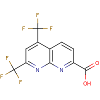CAS:1379526-94-9 | PC200352 | 5,7-Bis(trifluoromethyl)-1,8-naphthyridine-2-carboxylic acid