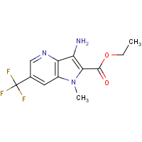 CAS:1370587-21-5 | PC200354 | Ethyl 3-amino-1-methyl-6-(trifluoromethyl)-1H-pyrrolo[3,2-b]pyridine-2-carboxylate