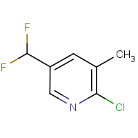CAS:1386986-17-9 | PC200375 | 2-Chloro-5-(difluoromethyl)-3-methylpyridine
