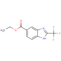 CAS:89457-09-0 | PC200376 | Ethyl 2-(trifluoromethyl)-1H-1,3-benzodiazole-5-carboxylate