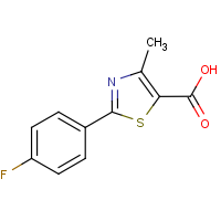 CAS:144060-99-1 | PC200396 | 2-(4-Fluorophenyl)-4-methyl-1,3-thiazole-5-carboxylic acid