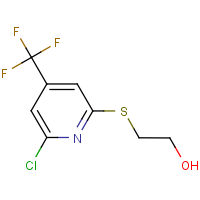 CAS: 188591-51-7 | PC200399 | 2-{[6-Chloro-4-(trifluoromethyl)pyridin-2-yl]sulfanyl}ethan-1-ol
