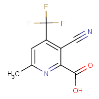 CAS:1565827-83-9 | PC200444 | 3-Cyano-6-methyl-4-(trifluoromethyl)pyridine-2-carboxylic acid