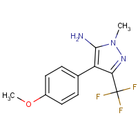 CAS: 164668-12-6 | PC200450 | 4-(4-Methoxyphenyl)-1-methyl-3-(trifluoromethyl)-1H-pyrazol-5-amine
