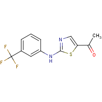 CAS: 1582770-06-6 | PC200452 | 1-(2-{[3-(Trifluoromethyl)phenyl]amino}-1,3-thiazol-5-yl)ethan-1-one