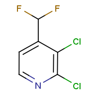 CAS:1257071-85-4 | PC200457 | 2,3-Dichloro-4-(difluoromethyl)pyridine