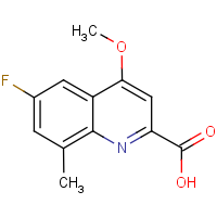CAS: 1338661-72-5 | PC200465 | 6-Fluoro-4-methoxy-8-methylquinoline-2-carboxylic acid