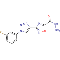 CAS:1255783-18-6 | PC200466 | 3-[1-(3-Fluorophenyl)-1H-1,2,3-triazol-4-yl]-1,2,4-oxadiazole-5-carbohydrazide