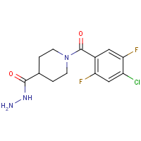 CAS:388094-06-2 | PC200472 | 1-(4-Chloro-2,5-difluorobenzoyl)piperidine-4-carbohydrazide