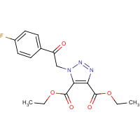 CAS: 1610376-99-2 | PC200482 | Diethyl 1-[2-(4-fluorophenyl)-2-oxoethyl]-1H-1,2,3-triazole-4,5-dicarboxylate