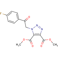 CAS: 1610377-03-1 | PC200483 | Dimethyl 1-[2-(4-fluorophenyl)-2-oxoethyl]-1H-1,2,3-triazole-4,5-dicarboxylate