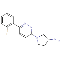 CAS: 1610377-02-0 | PC200484 | 1-[6-(2-Fluorophenyl)pyridazin-3-yl]pyrrolidin-3-amine