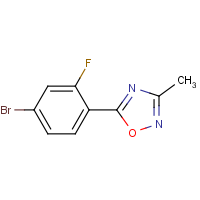CAS:845306-17-4 | PC200494 | 5-(4-Bromo-2-fluorophenyl)-3-methyl-1,2,4-oxadiazole