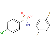 CAS: 290331-05-4 | PC200495 | 4-Chloro-N-(2,5-difluorophenyl)benzenesulfonamide