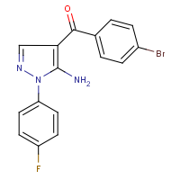 CAS:618091-40-0 | PC200504 | [5-Amino-1-(4-fluorophenyl)-1H-pyrazol-4-yl](4-bromophenyl)methanone