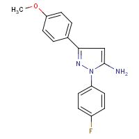 CAS:618098-15-0 | PC200512 | 1-(4-Fluorophenyl)-3-(4-methoxyphenyl)-1H-pyrazol-5-amine