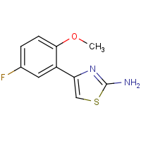 CAS:715-89-9 | PC200545 | 4-(5-Fluoro-2-methoxyphenyl)-1,3-thiazol-2-amine