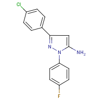 CAS: 618098-13-8 | PC200557 | 3-(4-Chlorophenyl)-1-(4-fluorophenyl)-1H-pyrazol-5-amine