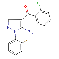 CAS: 618091-82-0 | PC200580 | [5-Amino-1-(2-fluorophenyl)-1H-pyrazol-4-yl](2-chlorophenyl)methanone