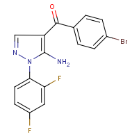 CAS:618091-69-3 | PC200581 | [5-Amino-1-(2,4-difluorophenyl)-1H-pyrazol-4-yl](4-bromophenyl)methanone