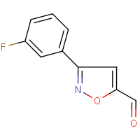 CAS:885273-52-9 | PC200588 | 3-(3-Fluorophenyl)isoxazole-5-carbaldehyde